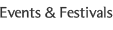 Events & Festivals